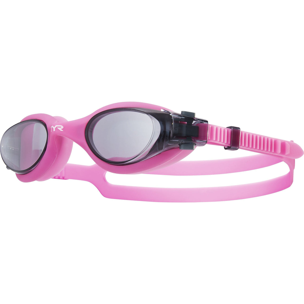 TYR Smoke/Pink Vesi Femme Goggles - Mangata Sport - TYR Swim Bike Run Triathlon