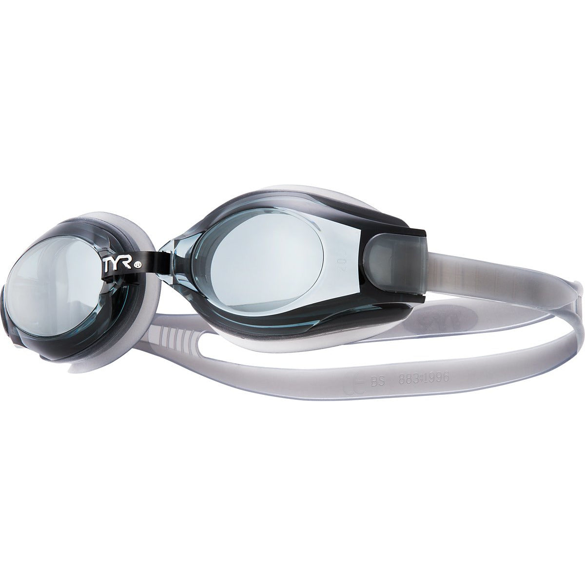 TYR Smoke/Clear Corrective Optical Goggles - Mangata Sport - TYR Swim Bike Run Triathlon