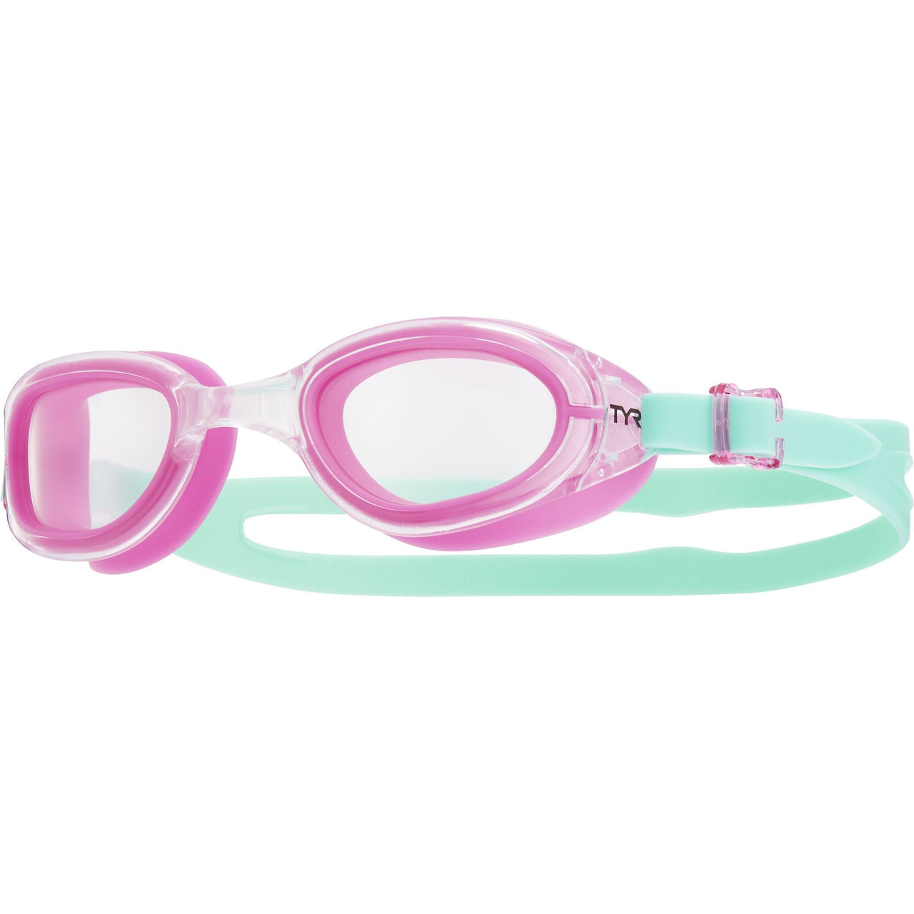 TYR Clear/Pink/Mint Special Ops 2.0 Transition Femme Goggles - Mangata Sport - TYR Swim Bike Run Triathlon