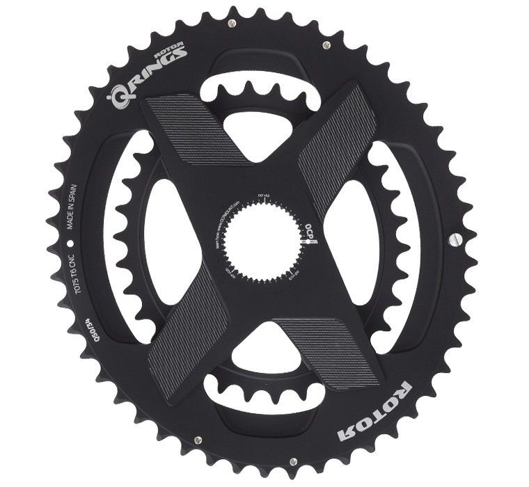 Rotor SpiderRing Q Rings Direct Mount Oval 2X - Mangata Sport - Rotor Swim Bike Run Triathlon