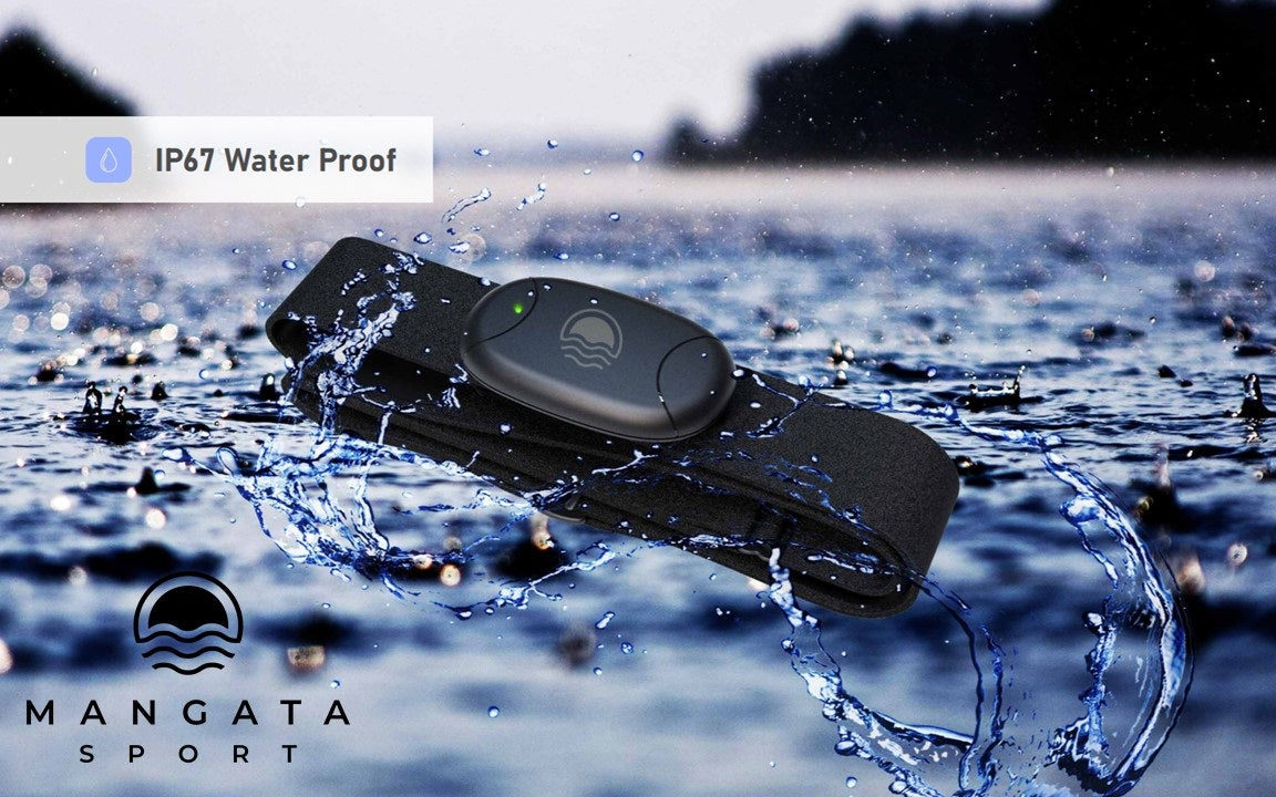 Wireless Charging Heart Rate Monitor - Bluetooth 5.0 \ ANT+ - Mangata Sport - Mangata Sport - Mangata Sport Swim Bike Run Triathlon